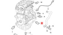 Senzor temperatura ulei Audi A4 B8 2.0 TDI CAG Sed...