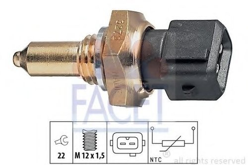 Senzor,temperatura ulei BMW X3 (E83) (2004 - 2011) FACET 7.3272 piesa NOUA