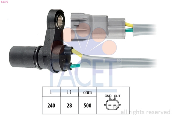 Senzor Turatie, Cutie De Viteza Automata Facet Volvo 9.0375