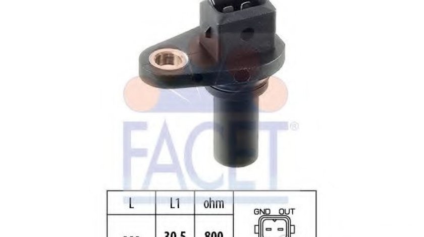 Senzor turatie,management motor AUDI A4 (8D2, B5) (1994 - 2001) FACET 9.0028 piesa NOUA