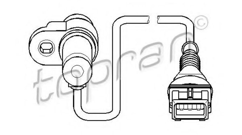 Senzor turatie,management motor BMW Seria 7 (E65, E66, E67) (2001 - 2009) TOPRAN 500 988 piesa NOUA