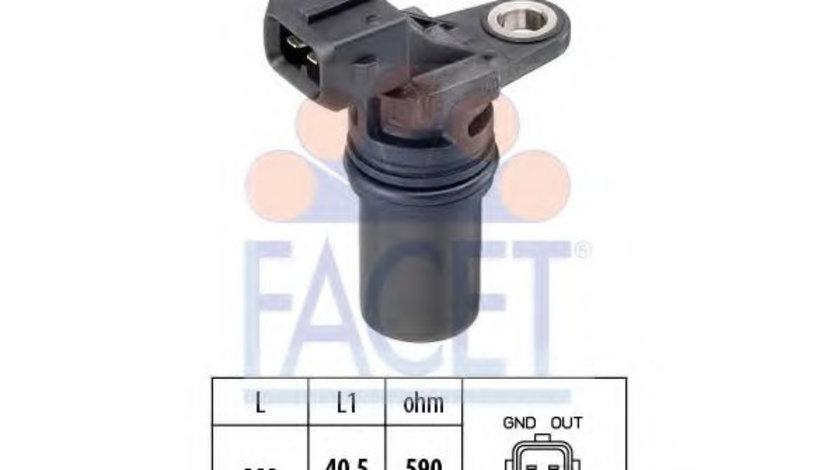 Senzor turatie,management motor NISSAN INTERSTAR bus (X70) (2002 - 2016) FACET 9.0539 piesa NOUA