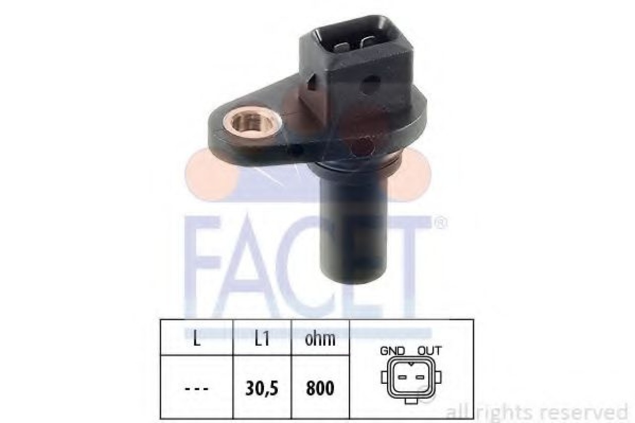 Senzor turatie,management motor VW BORA (1J2) (1998 - 2005) FACET 9.0028 piesa NOUA