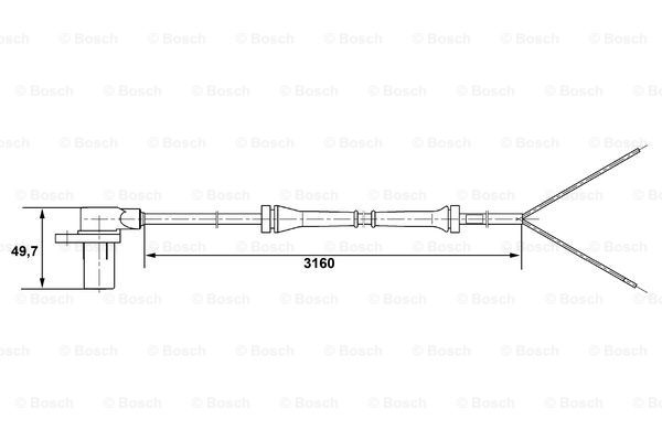 Senzor,turatie roata (0265006195 BOSCH)