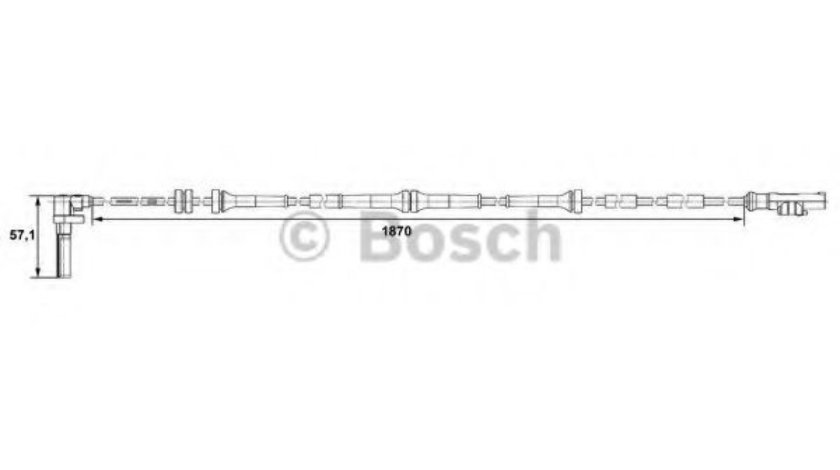 Senzor,turatie roata ALFA ROMEO 156 (932) (1997 - 2005) BOSCH 0 265 007 487 piesa NOUA