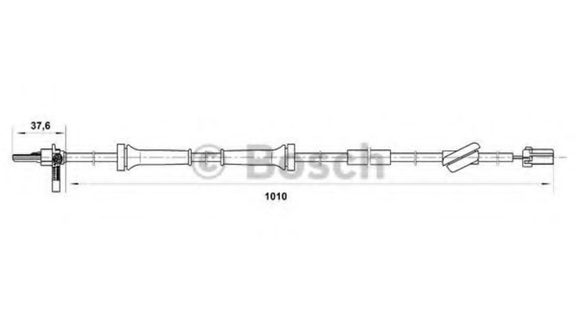 Senzor,turatie roata ALFA ROMEO 166 (936) (1998 - 2007) BOSCH 0 265 007 022 piesa NOUA