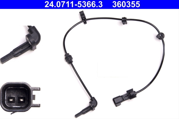 Senzor,turatie Roata Ate Opel 24.0711-5366.3