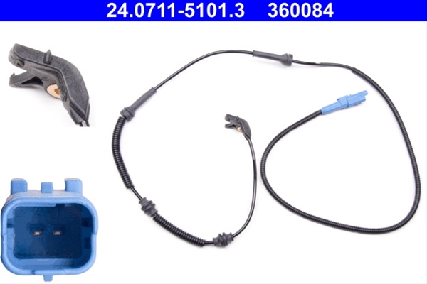 Senzor,turatie Roata Ate Peugeot 24.0711-5101.3