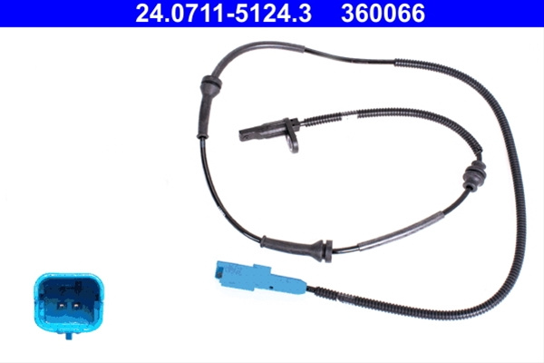 Senzor,turatie Roata Ate Peugeot 24.0711-5124.3