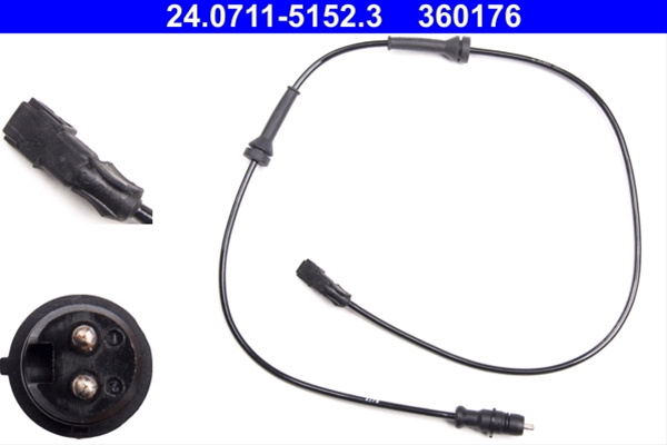 Senzor,turatie Roata Ate Renault 24.0711-5152.3