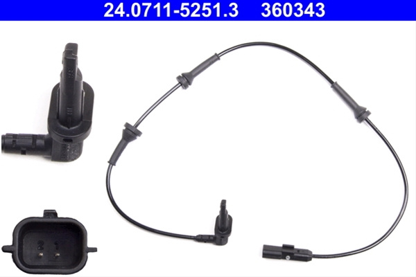 Senzor,turatie Roata Ate Renault 24.0711-5251.3