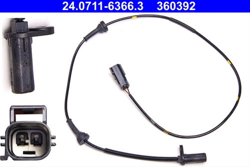 Senzor,turatie Roata Ate Volvo 24.0711-6366.3
