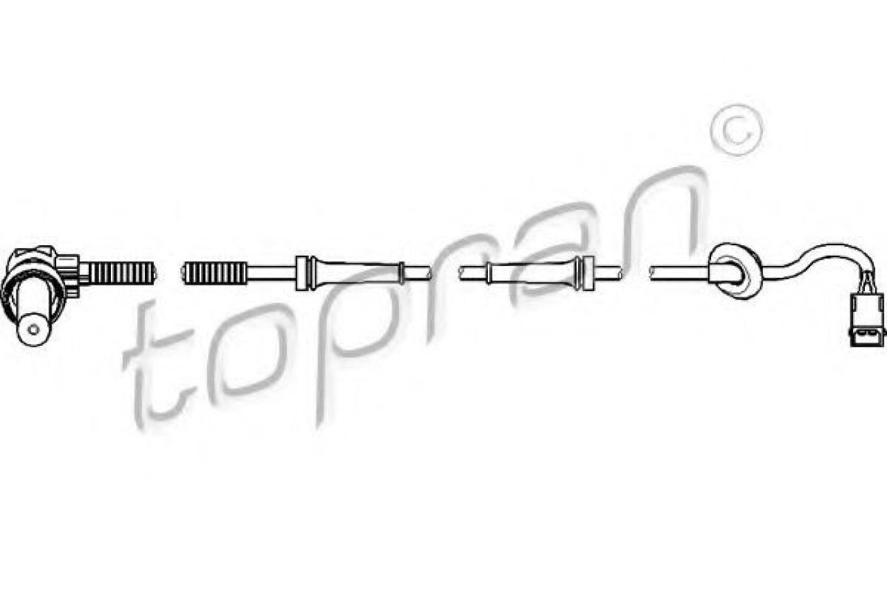 Senzor,turatie roata AUDI A4 (8D2, B5) (1994 - 2001) TOPRAN 109 926 piesa NOUA