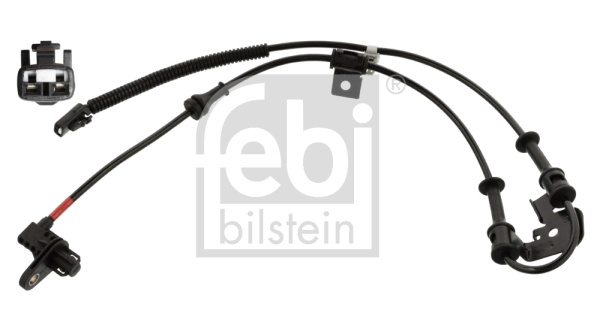 Senzor,turatie roata Axa fata dreapta (107171 FEBI BILSTEIN) HYUNDAI,KIA