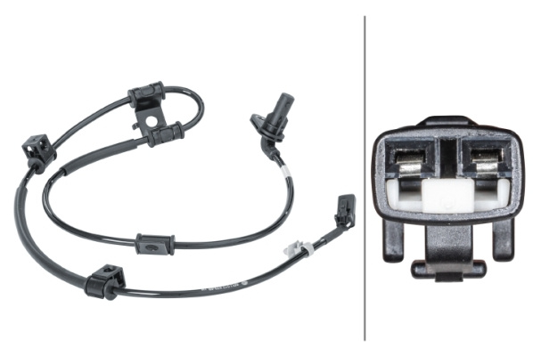 Senzor,turatie roata Axa fata stanga (6PU012679691 HELLA) HYUNDAI