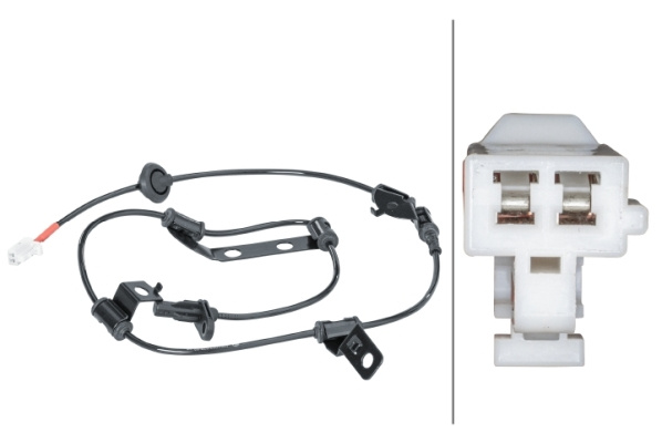 Senzor,turatie roata Axa spate dreapta (6PU012679721 HELLA) HYUNDAI,KIA