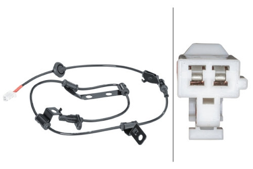 Senzor,turatie roata Axa spate dreapta (6PU012679721 HELLA) HYUNDAI,KIA