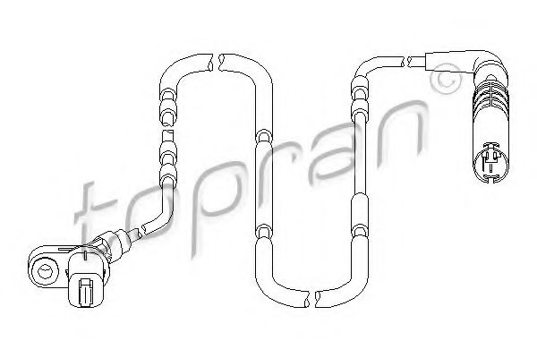 Senzor,turatie roata BMW Seria 3 (E46) (1998 - 2005) TOPRAN 500 980 piesa NOUA