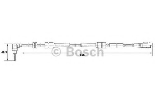 Senzor,turatie roata CITROEN C8 (EA, EB) (2002 - 2016) BOSCH 0 265 007 083 piesa NOUA