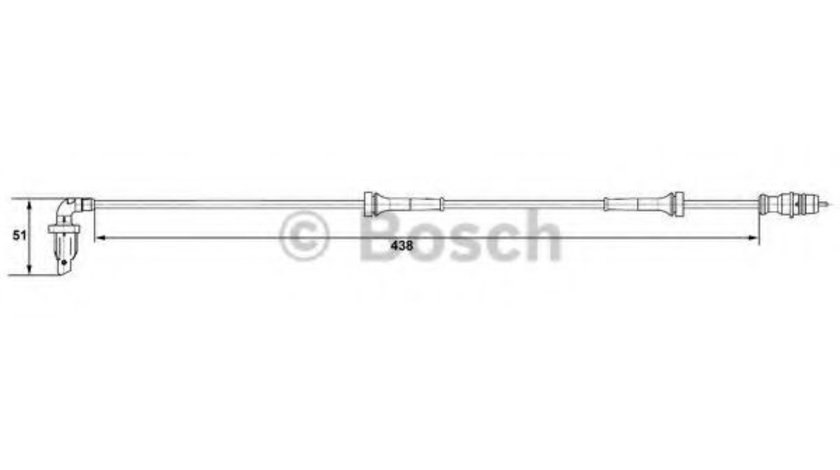 Senzor,turatie roata DACIA LOGAN MCV (KS) (2007 - 2016) BOSCH 0 265 007 583 piesa NOUA