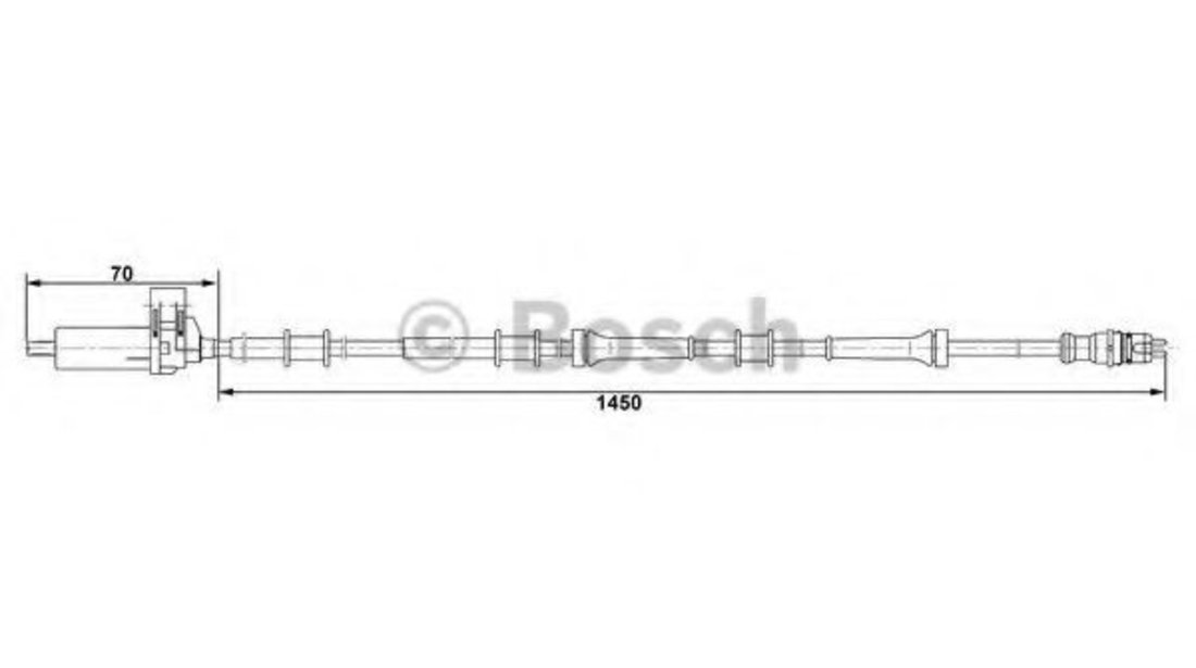 Senzor,turatie roata FIAT DUCATO bus (230) (1994 - 2002) BOSCH 0 265 006 688 piesa NOUA