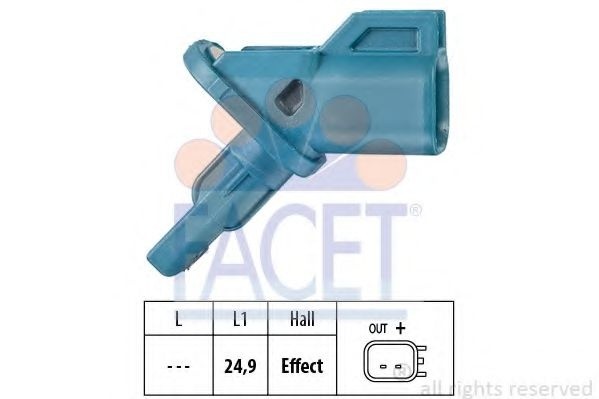 Senzor,turatie roata FORD C-MAX (DM2) (2007 - 2016) FACET 21.0002 piesa NOUA