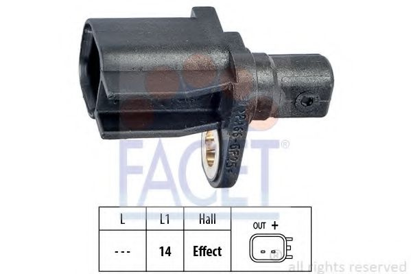 Senzor,turatie roata MAZDA 5 (CR19) (2005 - 2016) FACET 21.0018 piesa NOUA