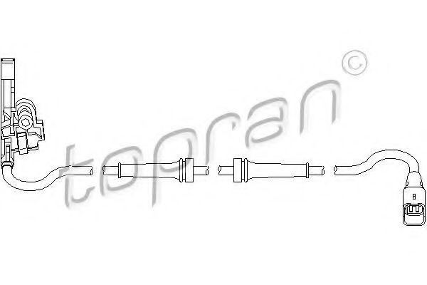 Senzor,turatie roata PEUGEOT 307 (3A/C) (2000 - 2016) TOPRAN 721 609 piesa NOUA