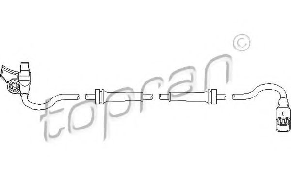 Senzor,turatie roata PEUGEOT 307 CC (3B) (2003 - 2016) TOPRAN 721 618 piesa NOUA