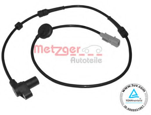 Senzor,turatie roata PEUGEOT 406 (8B) (1995 - 2005) METZGER 0900057 piesa NOUA