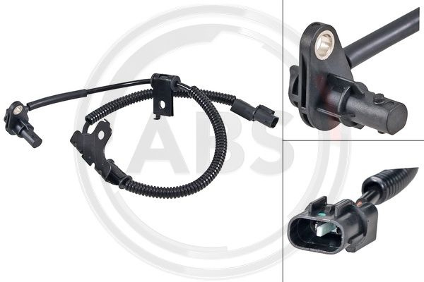 Senzor,turatie roata punte fata (31565 ABS) HYUNDAI