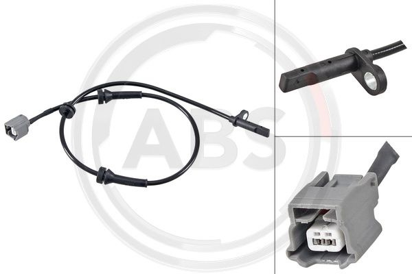 Senzor,turatie roata punte fata (31640 ABS) NISSAN,RENAULT