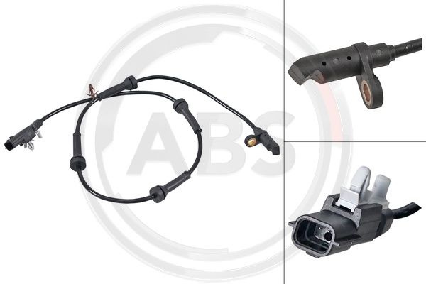 Senzor,turatie roata puntea spate (31633 ABS) NISSAN