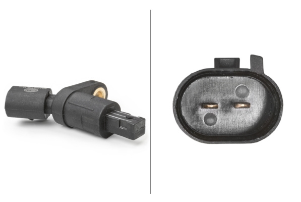 Senzor,turatie roata puntea spate (6PU009106181 HELLA) AUDI,SEAT,SKODA,VW