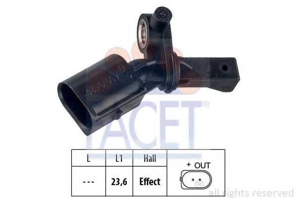 Senzor,turatie roata SKODA FABIA I Combi (6Y5) (2000 - 2007) FACET 21.0012 piesa NOUA