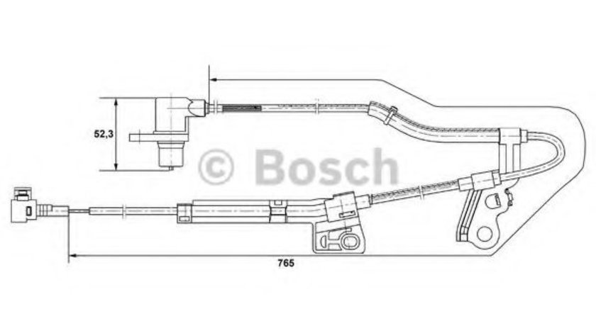 Senzor,turatie roata TOYOTA AVENSIS Combi (T25) (2003 - 2008) BOSCH 0 265 006 677 piesa NOUA