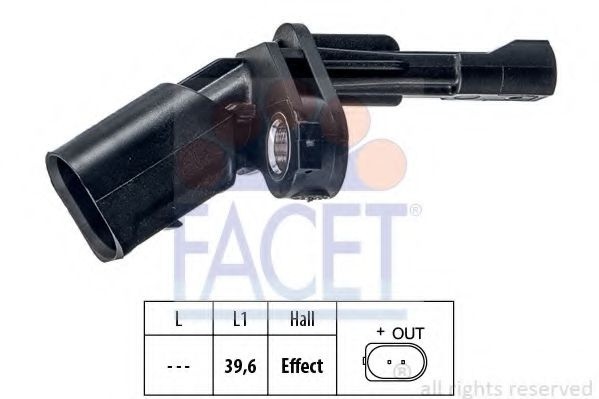 Senzor,turatie roata VW GOLF IV Variant (1J5) (1999 - 2006) FACET 21.0009 piesa NOUA