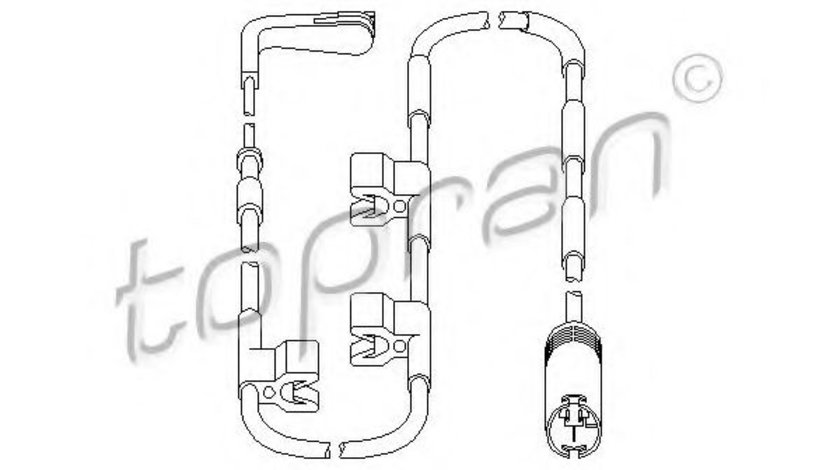 Senzor, uzura placute frana MINI MINI CLUBMAN (R55) (2007 - 2015) TOPRAN 501 838 piesa NOUA