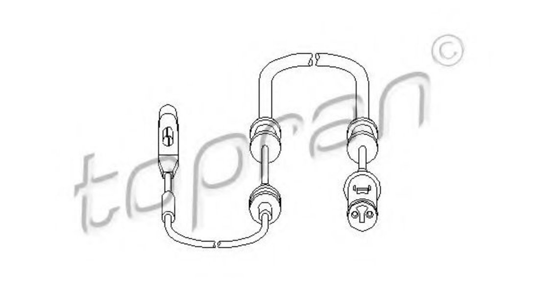 Senzor, uzura placute frana OPEL ASTRA G Limuzina (F69) (1998 - 2009) TOPRAN 206 697 piesa NOUA