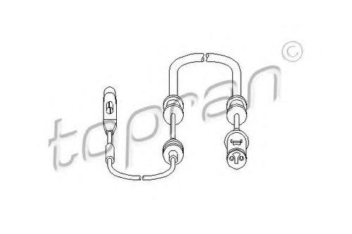Senzor, uzura placute frana OPEL ASTRA G Limuzina (F69) (1998 - 2009) TOPRAN 206 697 piesa NOUA