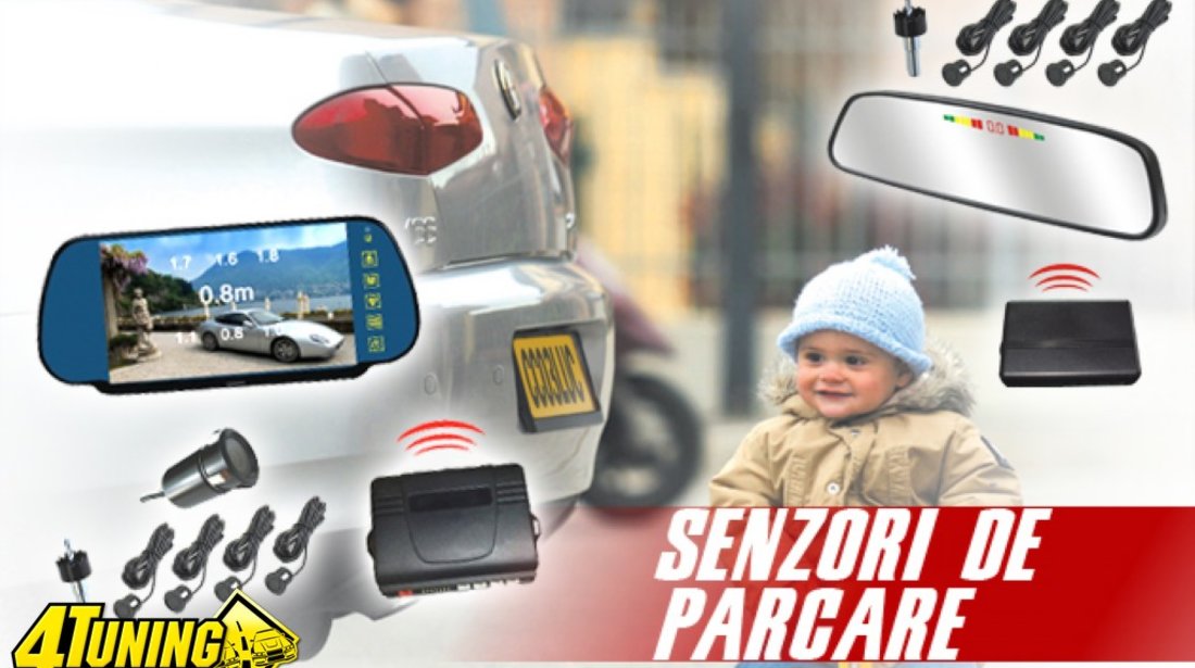 Senzori De Parcare VIDEO Extra Optiune Pentru Navigatiile DEDICATE