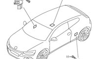 Senzori impact laterali Volkswagen Touran 2.0 TDI ...