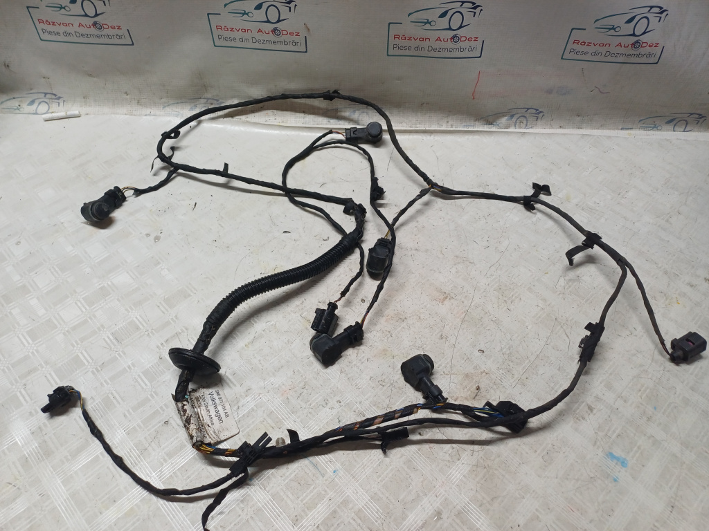 senzori parcare bara spate plus instalatie Volkswagen Tiguan - Motorina 2015, 1S0919275 / 5N0971104AB / 5 SENZORI