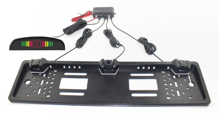 Senzori Parcare Pe Suportul De Numar Cu Display Led S300L 989717