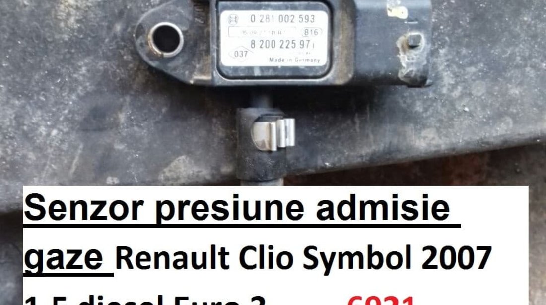 Senzori presiune admisie gaze Renault Clio Symbol