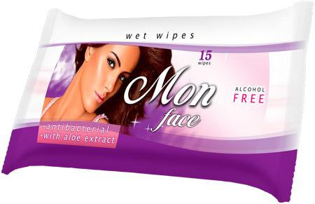 Servetele Umede Wet Wipes-Mon Face With Aloe Extract