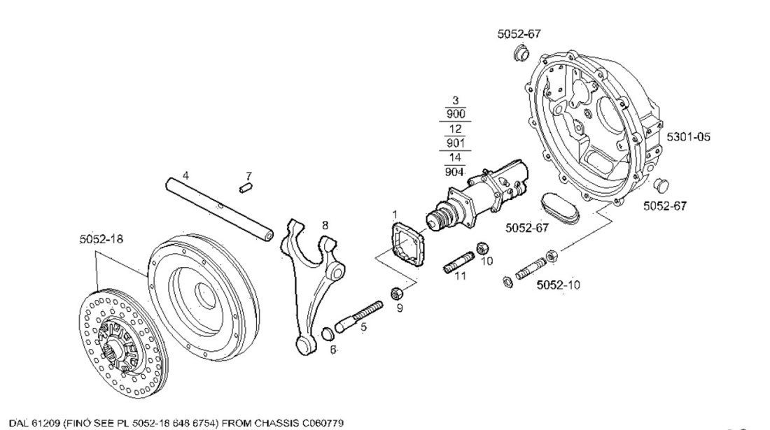 Servoambreiaj Iveco Eurotech PNEUMATICS 41035647