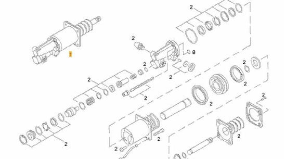 Servoambreiaj Man F2000 (sistem Knorr) cutie viteza Eaton AUGER 1518255