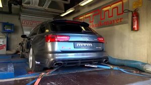 Sesiune dyno cu un Audi RS6 de 722 cai putere