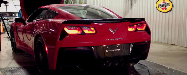 Sesiune dyno cu un Chevrolet Corvette Stingray Twin-Turbo